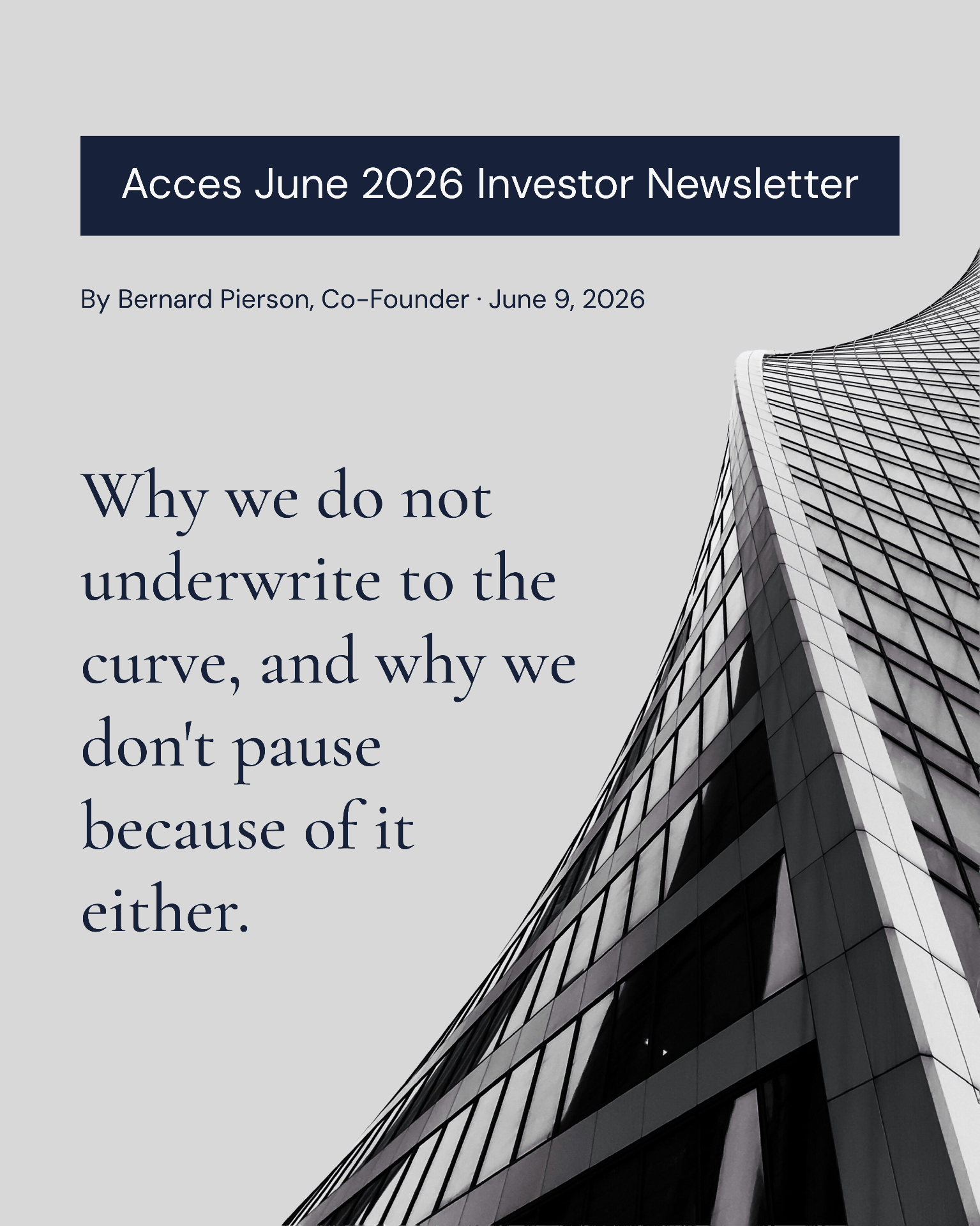 June 2026 Investor Newsletter cover
