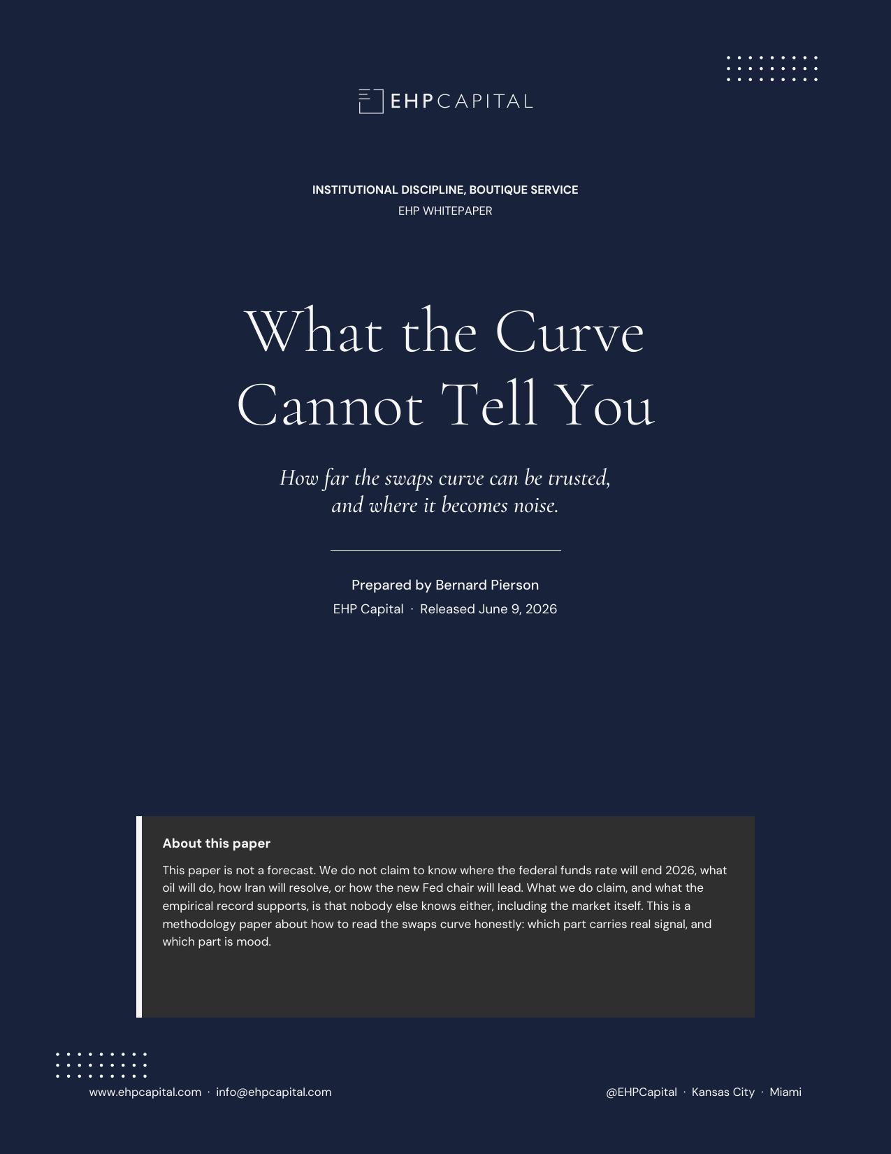 What the Curve Cannot Tell You